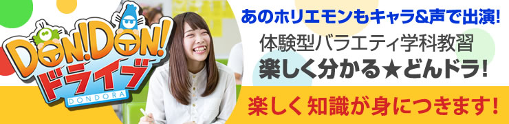 ますます楽しい学科学習「ドンドンドライブ！」
